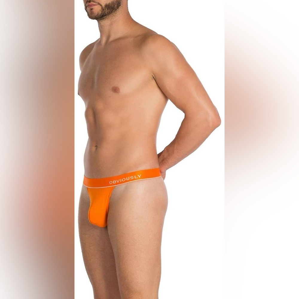 Obviously Men’s Thong Orange